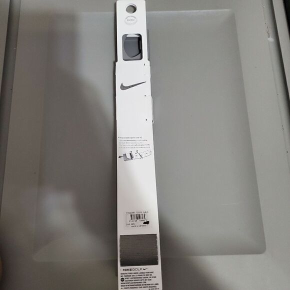 Nike Golf the Web Belt Gray Reversible Adjustable One Size New in Package - Picture 1 of 8